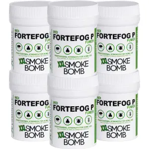 Xterminate XXL Smoke Bomb Fogger Fumer for Bed Bugs - 6 Pack