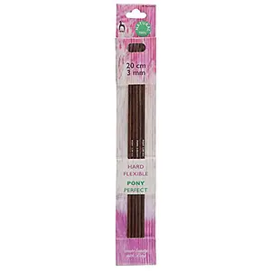 PFECT KP DE 20CMX2.25 - Perfect: Knitting Pins: Double-Ended: Set of Five: 20cm x 2.25mm - Pony