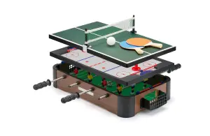 3 in 1 Top Table Football Pool Ping Pong Multi Game Set