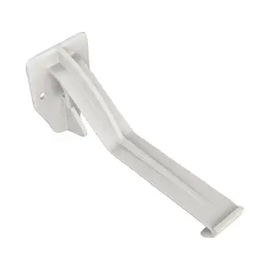 4 x White Ogee Top Hung Fascia Gutter Brackets, Freeflow 135mm Water Systems