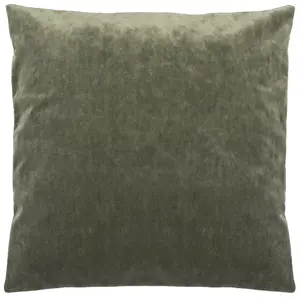 Camden Throw Cushion Khaki / Square / 50cm H x 50cm W x 10cm D