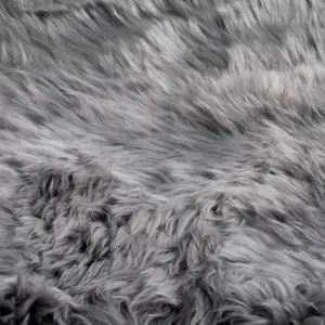 Luxurious Sextuple Grey Sheepskin Rug