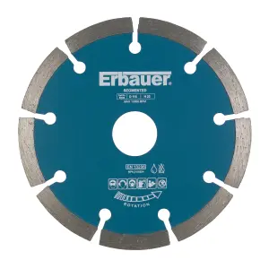 Erbauer 115mm x 22.2mm Segmented diamond blade