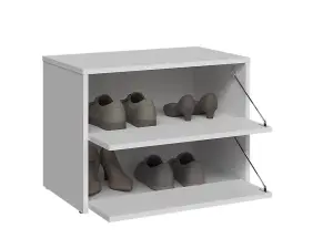 Modo Shoe Cabinet White in Modern Style