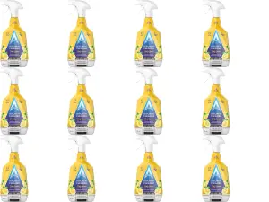 Astonish Zesty Lemon Kitchen Cleaner, Cuts Through Grease and Grime, 750ml (Pack of 12)