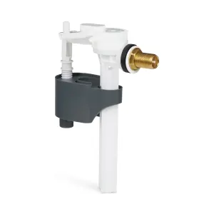 1/2" Side Feed Toilet Fill Valve WRAS Approved Side Entry Toilet Cistern Fill Valve Adjustable Inlet Valve Brass Tail