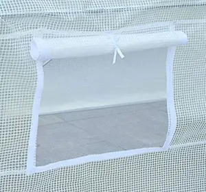 4m x 3m + Ground Anchor Kit (13' x 10' approx) Pro+ White Poly Tunnel