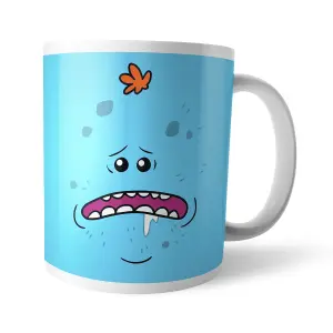 Official Rick and Morty Mr Meeseeks Mug 100% Ceramic, Dishwasher Safe