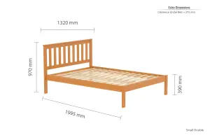 Birlea Denver Small Double Bed Pine