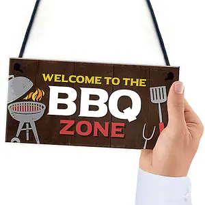 Funny BBQ Sign Barbecue Sign Welcome Sign Garden Summerhouse Outdoor Sign