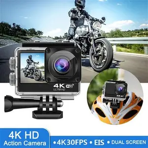 Dual Screen 4K Sport Camera 170° Action Camera Ultra HD 30MP Wifi Waterproof UK