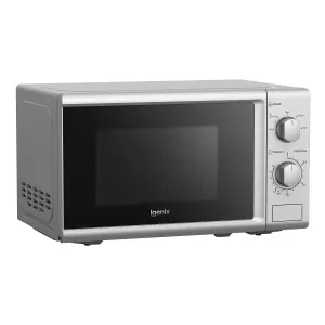 Igenix IGM0820S Solo Microwave, 35 Minute Timer, 800W, Silver