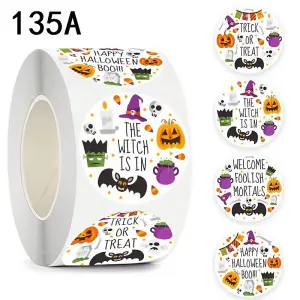 2.5CM 500PCS Halloween Children Toys Stickers Label