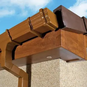 5 x Caramel Ogee Fascia Gutter Brackets, Freeflow 135mm Rain Water Systems