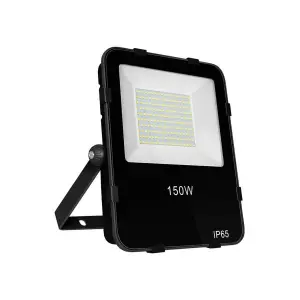 Phoebe LED Floodlight 150W Atlas Cool White Black Powder Coat