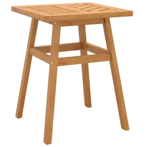 Berkfield Side Table 45x45x60 cm Solid Wood Acacia