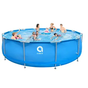 Avenli 15ft x 48" Round Above Ground Swimming Pool, Pump & Accessories