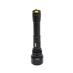 LED Torch Wolf 10w 850 Lumens Zoom Spotlight CREE Rechargeable Light Heavy Duty Aluminium- Pack of 2