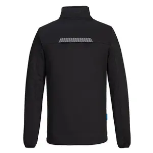 Portwest WX3 Half Zip Tech Fleece Jumper Black - M