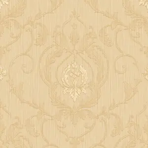 Galerie Ornamenta 2 Gold Ornamenta Medallion Embossed Wallpaper