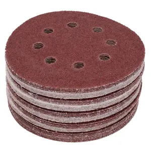 Hook/Loop Sanding Abrasive Discs Orbital DA Palm Sander 100 PK 125mm Mixed Grit