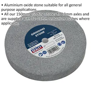 High-Quality 150mm Bench Grinding Stone Wheel - A60P Fine Grade with 13mm Bore