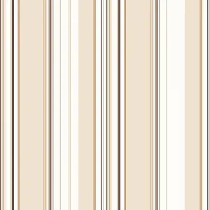 Galerie Kitchen Recipes Bronze Brown Stripe Smooth Wallpaper