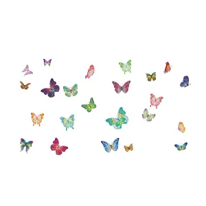 Walplus Butterflies Kids Sticker PVC Multicoloured