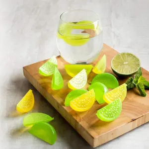 Fishbowl Reusable Lemon & Lime Shaped Ice Cubes Set of 12