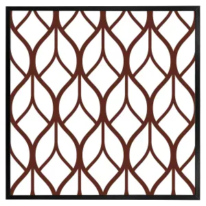 Tiled geometrics (Picutre Frame) / 30x30" / White