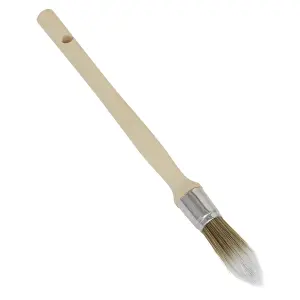 Sealey Round Sash Brush 15mm No Bristle Loss Chisel Tip Stainless Steel SPBS15R