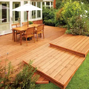 Ronseal Ultimate protection Country oak Matt Decking Wood stain, 2.5L