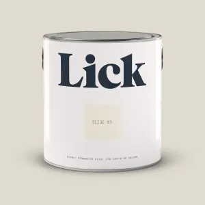 Lick Beige 03 Matt Emulsion paint, 2.5L