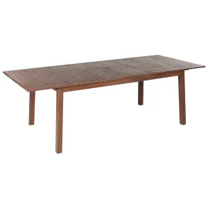 Garden Table Wood Dark Wood CESANA