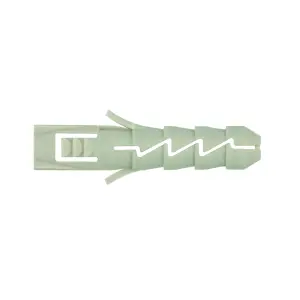 Diall Grey Nylon Wall plug (Dia)6mm (L)30mm, Pack of 100