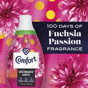 Comfort Ultimate Care Fabric Conditioner Fuschia 36 Washes 540ML Pack of 3