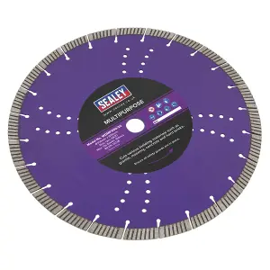 Sealey Cutting Disc Multipurpose Dry & Wet Use For Power Tools 350mm WDMP350/22