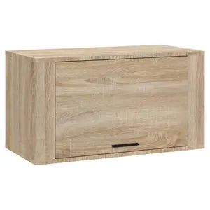 Berkfield Wall-mounted Shoe Cabinet Sonoma Oak 70x35x38 cm Engineered Wood