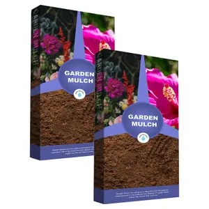 Garden Mulch 60 Litres Decorative Soil Conditioner With Improved Water Retention