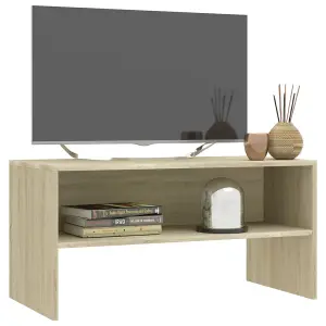 Berkfield TV Cabinet Sonoma Oak 80x40x40 cm Engineered Wood