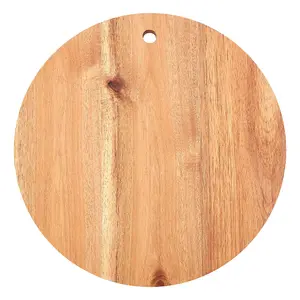 Interiors by Premier Socorro Round Blue Edge Chopping Board