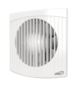 White Bathroom & Kitchen Extractor Fan 125mm with Non-Return Valve Ventilator