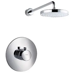 Mira Showers Moto Mixer Shower Built In Shower Recessed + Fixed Head Chrome BIR