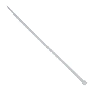 White Nylon Cable Ties Zip Ties Lock Ties 3.6mm x 200mm 100 Pack