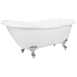 Freestanding Bath 1700 x 760 mm White CAYMAN