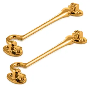 XFORT 150mm Polished Brass Cabin Hook