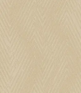 Galerie Utopia Beige Herringbone Weave Wallpaper Roll