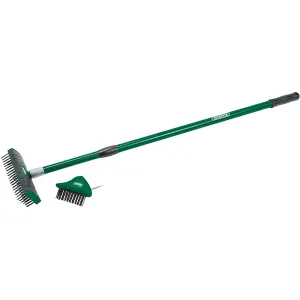 Draper Paving Brush Set with Twin Heads and Telescopic Handle