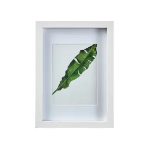 Matt White Pine effect Plain Single Picture frame (H)32.3cm x (W)23.6cm