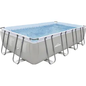 5.5x3m Premium Garden Swimming Pool with Filter Pump - Ideal for Family Fun